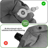 Scalebeard Inflatable Seat Cushion Portable Travel Airplane Seat Cushion Self-Inflating Camping Air Sitting Pad Portable Bleacher Cushions for Office Chair Hiking Outdoor Climbing Kayak Patio Car