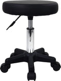 Scalebeard Round Rolling Stool Height Adjustable Stool with Wheels for Spa Salon Massage