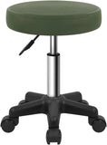 Scalebeard Round Rolling Stool Height Adjustable Stool with Wheels for Spa Salon Massage