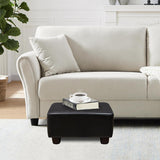 Scalebeard Small Foot Stool Ottoman Footstool with Legs Under Desk Footrest for Living Room Bedroom and Office