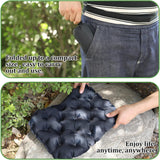 Scalebeard Inflatable Seat Cushion Portable Travel Airplane Seat Cushion Self-Inflating Camping Air Sitting Pad Portable Bleacher Cushions for Office Chair Hiking Outdoor Climbing Kayak Patio Car