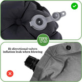 Scalebeard Inflatable Seat Cushion Portable Travel Airplane Seat Cushion Self-Inflating Camping Air Sitting Pad Portable Bleacher Cushions for Office Chair Hiking Outdoor Climbing Kayak Patio Car