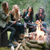 Scalebeard Collapsible Stool Chair, Upgraded Folding Stool for Adults Lightweight, Sturdy, Adjustable, Portable, Foldable Seat Sturdy Stools for Outdoor Camping Fishing Hiking Gardening BBQ