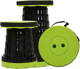 Scalebeard Collapsible Stool Chair, Upgraded Folding Stool for Adults Lightweight, Sturdy, Adjustable, Portable, Foldable Seat Sturdy Stools for Outdoor Camping Fishing Hiking Gardening BBQ