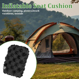 Scalebeard Inflatable Seat Cushion Portable Travel Airplane Seat Cushion Self-Inflating Camping Air Sitting Pad Portable Bleacher Cushions for Office Chair Hiking Outdoor Climbing Kayak Patio Car