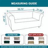 Toyswill Stretch Sofa Cover for Chesterfield Sofa Loveseat Sofa Covers for 2 Cushion Couch Soft Sofa Slipcovers for Living Room with Jacquard Fabric Pet Furniture Protector (Loveseat, Island Fossi)