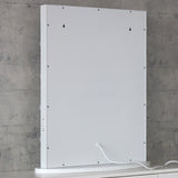 Toyswill Large Vanity Mirror with Lights 23.6" x 31.5" LED Lighted Vanity Mirrors Hollywood Makeup Mirror with Dimmer White Desk or Wall Mounted, Dimmable Bulbs Included